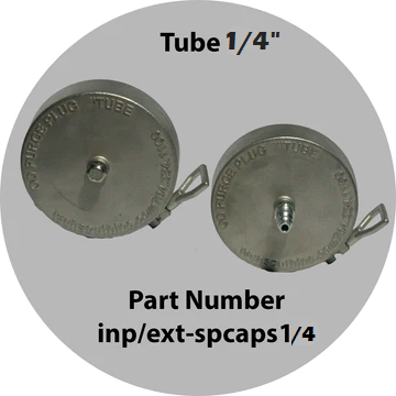 INPUT AND OUTLET 1/4 INCH PURGE CAP