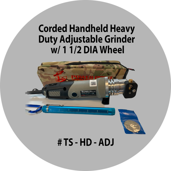 New Corded Handheld Heavy Duty Adjustable Grinder w/ 1 1/2 DIA Wheel