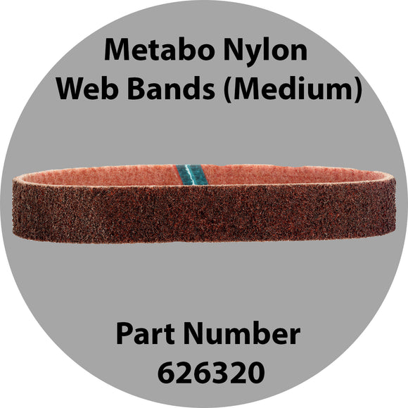 Metabo Nylon web bands (Medium) 3 Pack