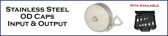 Stainless OD Input And Outlet Purge Cap