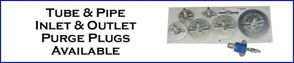 Purge Plugs Inlet For Tube