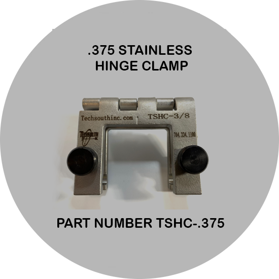 .375 STAINLESS HINGE CLAMP