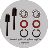 Lower Housing (2) Bearing Kit (2)