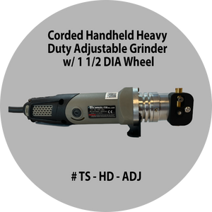 Corded Handheld Heavy Duty Adjustable Grinder w/ 1 1/2 DIA Wheel