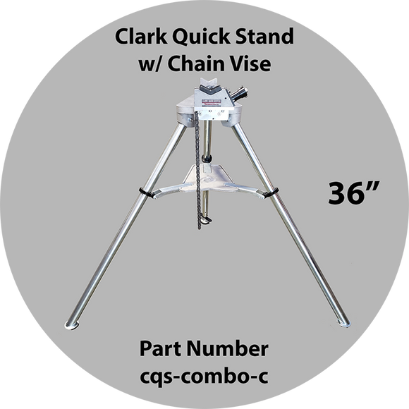 Clark Quick Stand With Chain Vise
