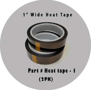 AMBER 1" Wide Heat Tape