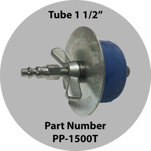 Purge Plug 1 1/2 Inch Tube Inlet