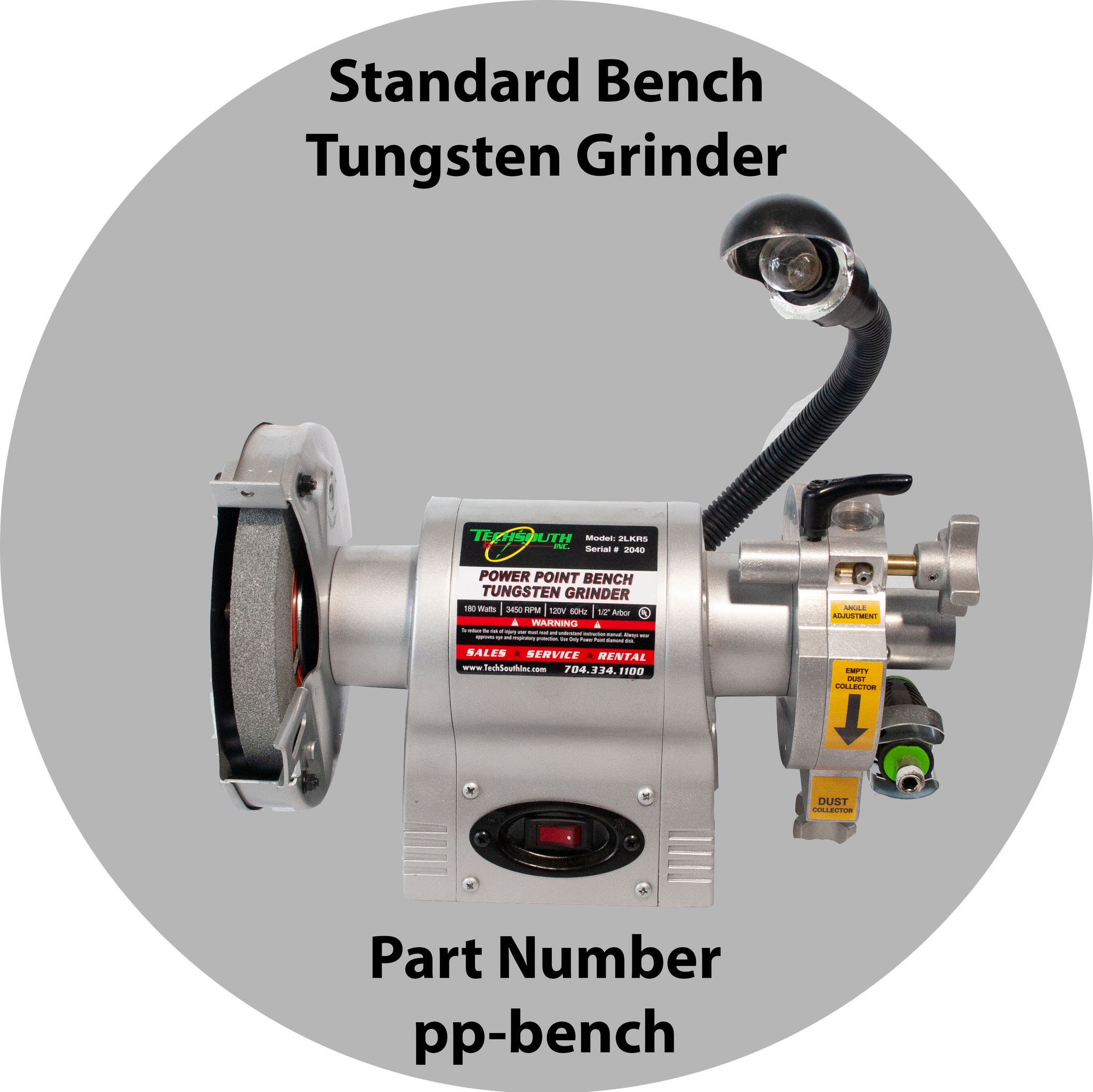Standard Bench Tungsten Grinder – TechSouth Products