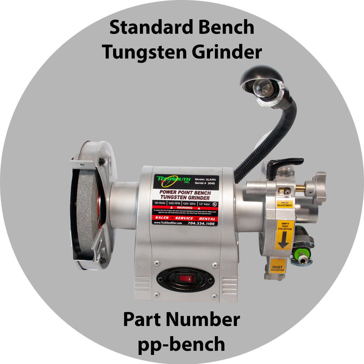 Standard Bench Tungsten Grinder TechSouth Products