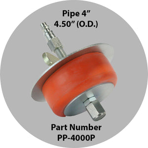 Purge Plug 4 Inch For Pipe Inlet