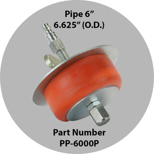 Purge Plug 6 Inch For Pipe Inlet