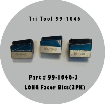 99-1046 Tri Tool long facer tool bits – TechSouth Products