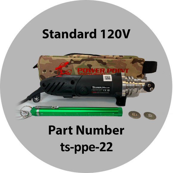 TechSouth Inc Power Point Handheld 120V Standard Tungsten Grinder